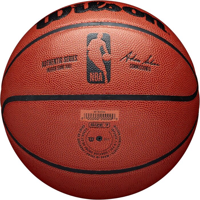 Баскетбольні м'ячі Wilson NBA Authentic Series (розмір 7 - 29.5')