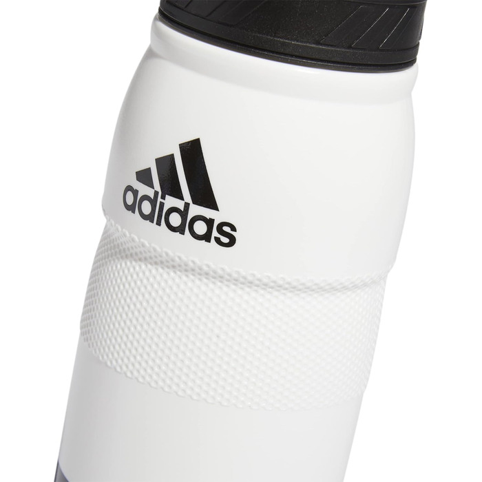 Пляшка для води adidas Stadium 750 мл, пластик, біло-чорна, універсальний розмір