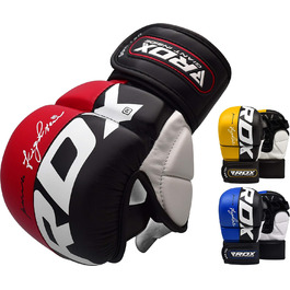 RDX MMA рукавички для спарингу та бойових мистецтв, відкриті, вентильовані, для чоловіків і жінок, для муай тай, кікбоксингу, греплінгу