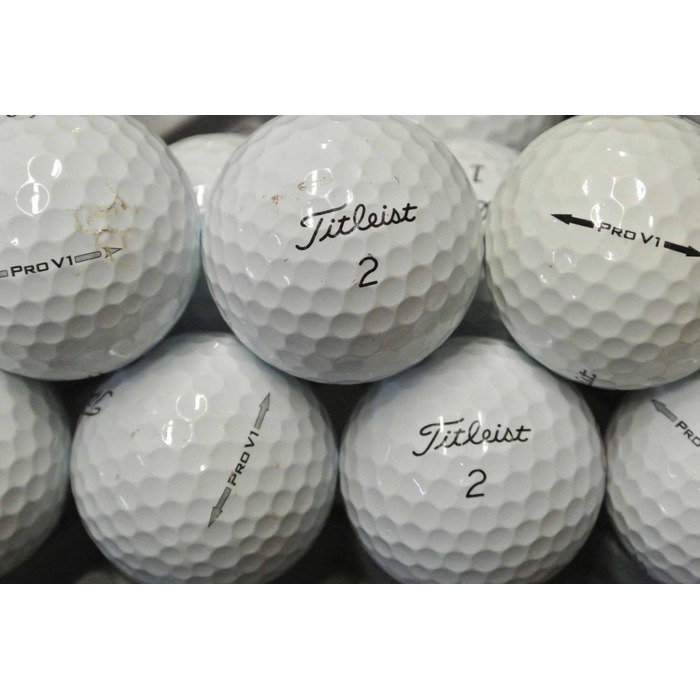 М'ячі Titleist Pro V1 AAA/AA в сітчастому мішку, 50 шт.