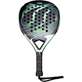 Ракетка SideSpin SS LYPSIS 3K Carbon Padel, унісекс, чорна/зелена