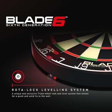 Дошка для дартсу WINMAU Blade 6 Series з щетини