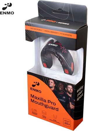 Маска для обличчя Enmo Maxilla Pro - Adult & Junior 10, з чохлом для спорту