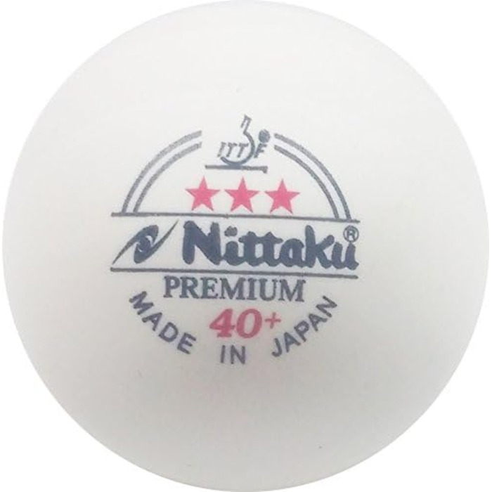 М'ячі NITTAKU 3 зірки Premium 40, 6 шт.