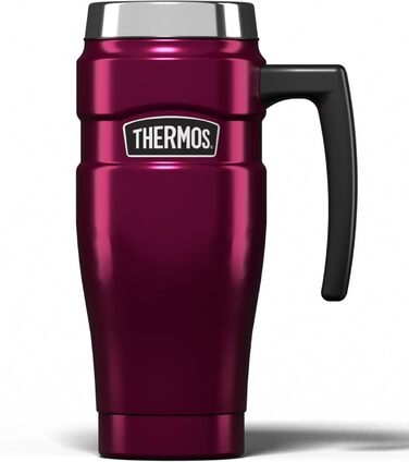 Термокружка Thermos GTB Stainless King 470 мл, малинова, нержавіюча сталь, для подорожей