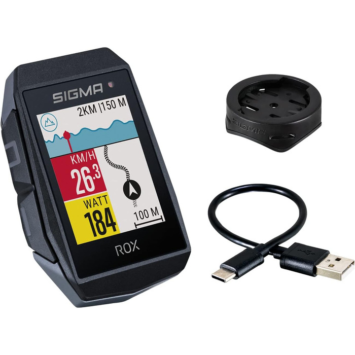 Велокомп'ютер SIGMA ROX 11.1 GPS, 150 функцій, сумісний з Komoot та e-bike