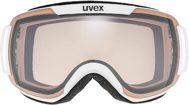 Гірськолижні окуляри Uvex Unisex Downhill 2000 V () One size білий/сріблясто-прозорий