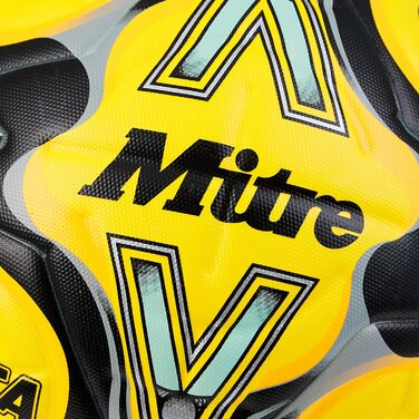 М'яч футбольний Mitre Delta Max, Помаранчевий/Зелений/Золотий, Розмір 5