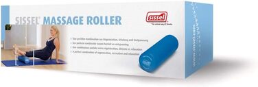 Масажний ролик Sissel Pilates Roller Pro 45см Синій