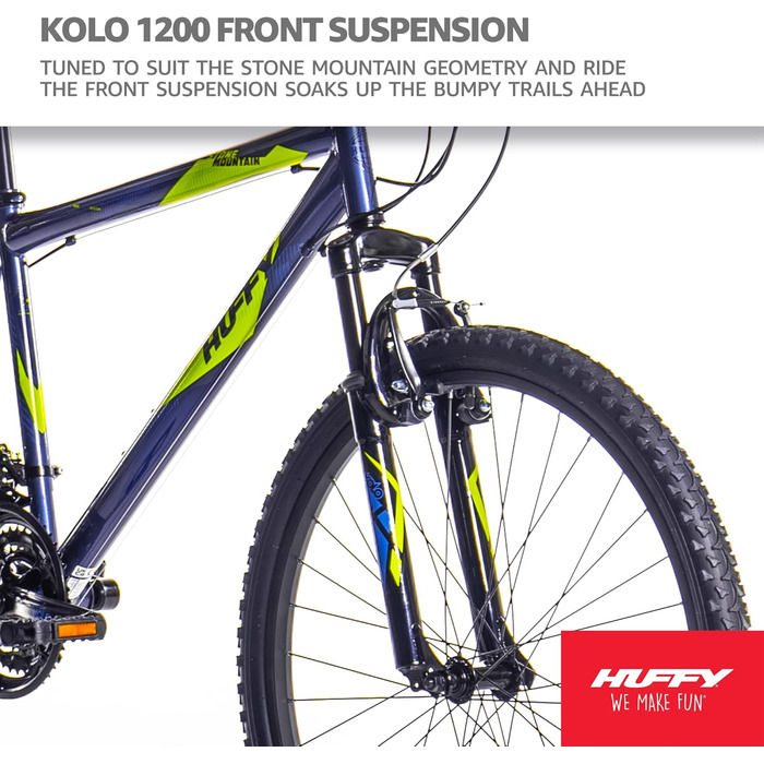 Велосипед Huffy Blue Stone, 66 см, 21 SPD, синій/фіолетовий