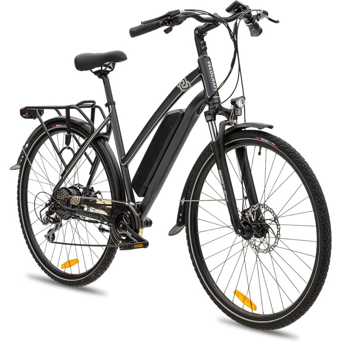 Електровелосипед VecoCraft Athena 28, 250 Вт, 36 В 13 Аг, Shimano 8-шв., РК-дисплей