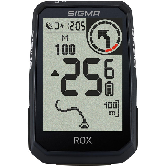 Велокомп'ютер SIGMA ROX 4.0 GPS - 40 годин, 30 функцій, для електровелосипедів