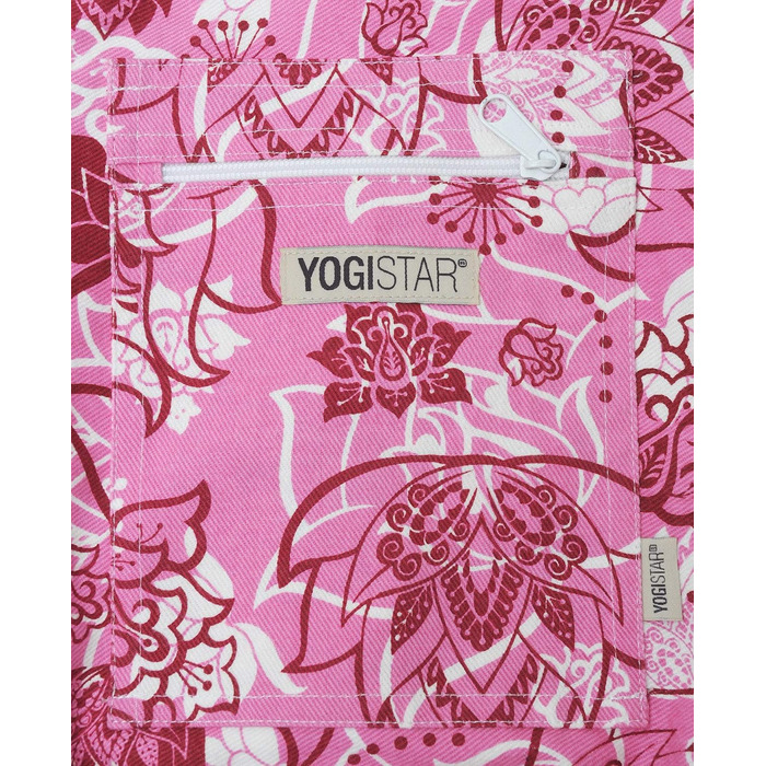 Сумка для йоги Yogistar Yogibag Basic - Блискавка - Бавовна - Художня колекція - 65 см - Lotus Rose-Red