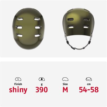 Велошолом ABUS INDY для MTB, скейтборду та слоупстайлу, ударостійкий, для підлітків і дорослих