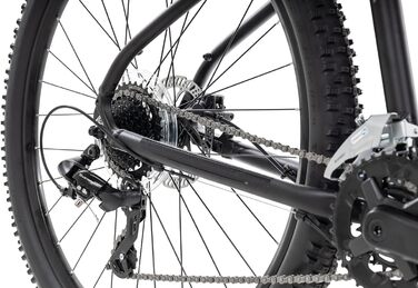 Чоловічий 16-швидкісний дисковий велосипед MTB Shimano Axess Brash (чорний матовий, 14 дюймів)