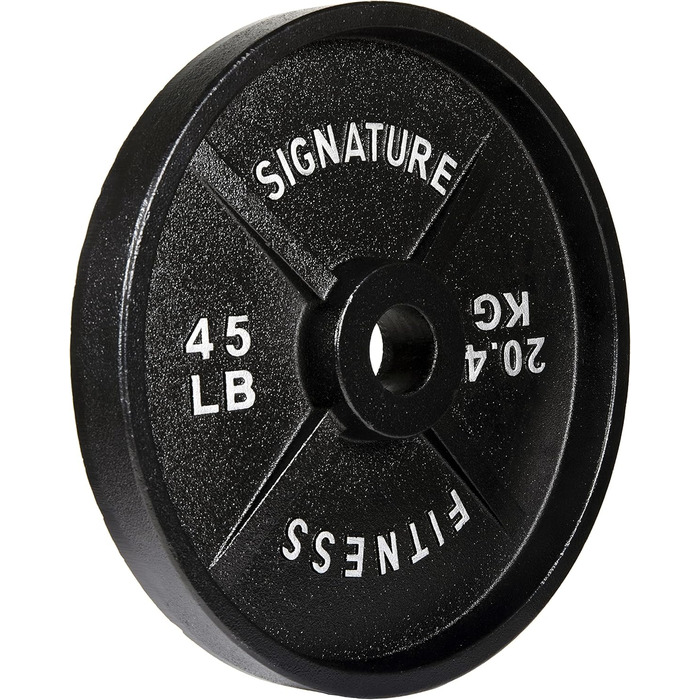 Плита Signature Fitness Deep Dish, 20,4 кг, E-Coating, 5,1 см