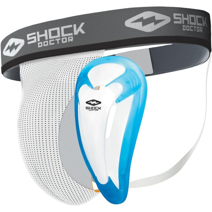 Захисний бандаж Shock Doctor 213 з BioFlex Cup для спорту, для підлітків та дорослих, спортивний ракушок для захисту паху