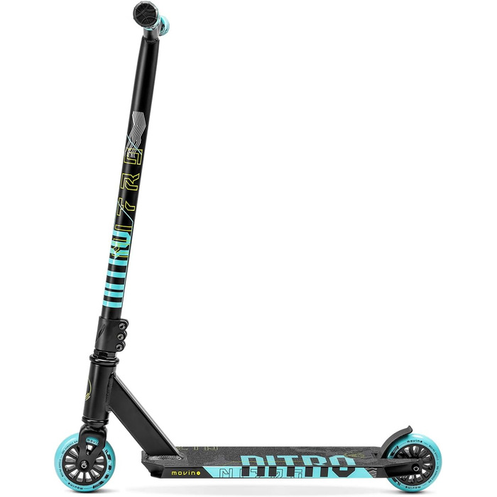 Трюковий самокат Glide для фрістайлу, ABEC 9, 100мм колеса, алюмінієва дека 6061, вага 3,3 кг, навантаження до 100 кг