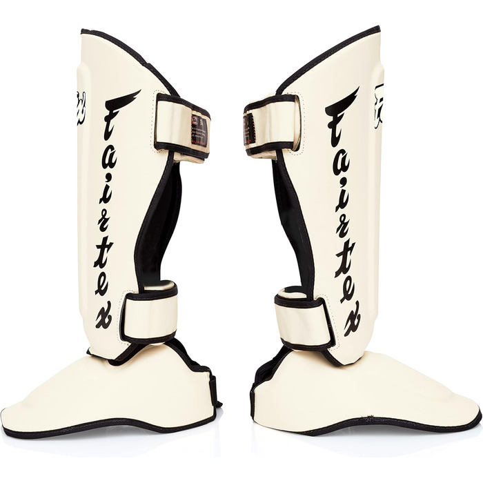 Захист гомілки та стопи Fairtex SP7 для Муай Тай, синтетична шкіра, для чоловіків, жінок і дітей, знімний, легкий, довговічний