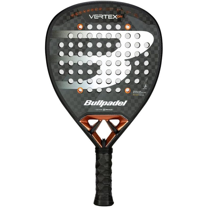 Ракетка Bullpadel Vertex 04 25 темно-сіра 370г НОВИНКА