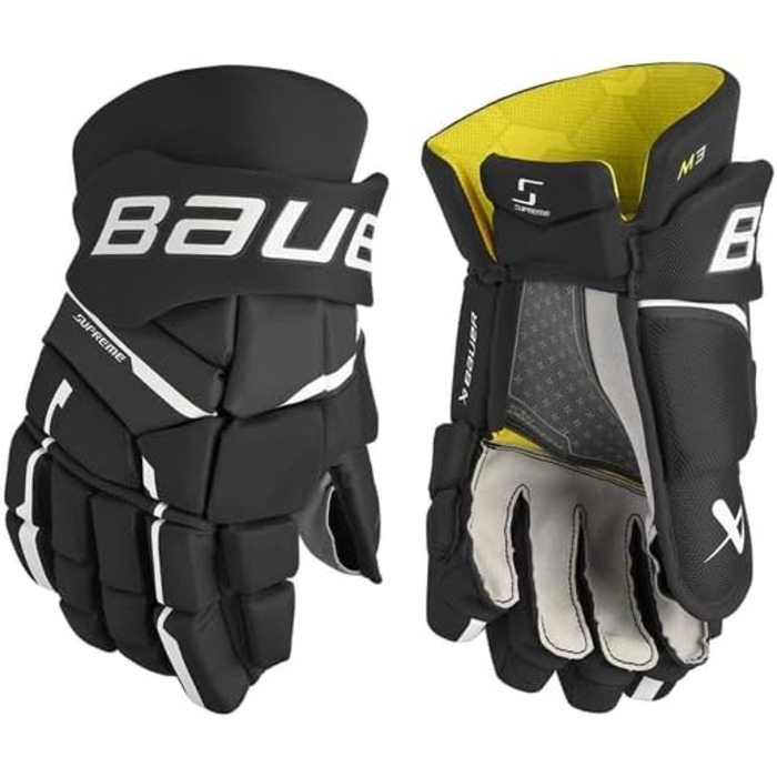 Рукавички Bauer Supreme M3 Int 13 чорний/білий