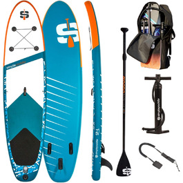 Надувна SUP-дошка SIMPLE PADDLE L 11' (335x81x15 см) комплект: весло, лиш, подвійна помпа, сумка