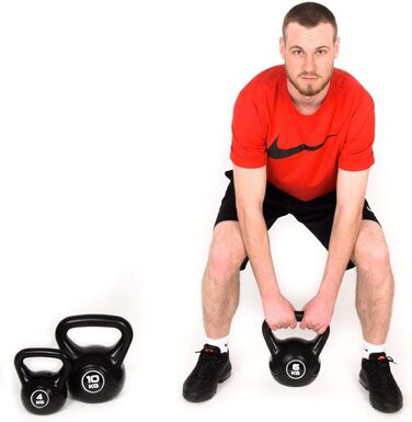 Гиря Pure2Improve Deluxe з захисним покриттям для силових і кардіотренувань