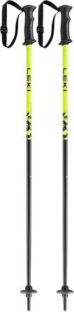 LEKI Lightning 3D лижні рукавички з пальцями, чорні/жовті/білі, 100 см