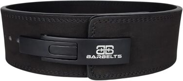 Пояс для пауерліфтингу Barbelts, 10 мм, 100% шкіра, важкоатлетичний ремінь з важільною пряжкою для силових тренувань