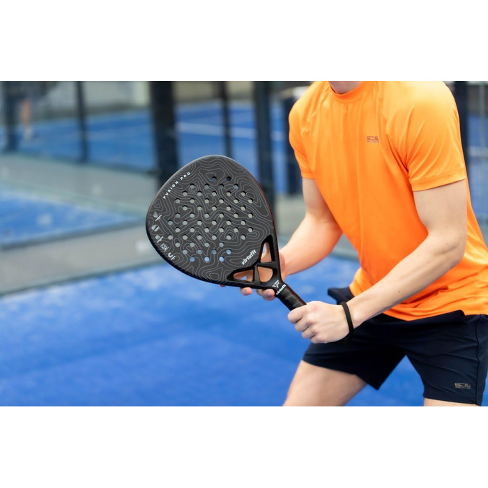 Ракетка VirtuFit Fusion Pro Padel - Чорна/Сіра