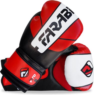 Боксерські рукавички Farabi Sports для тренувань та спарингу, 10-16 унцій, для боксу, кікбоксингу, ММА, Муай Тай, для чоловіків і жінок