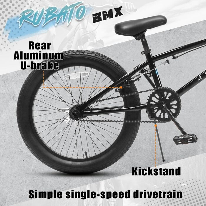 Велосипед AVASTA Freestyle BMX 20'' для дітей від 5 років