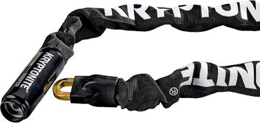 Велозамок Kryptonite Keeper 510 та Keeper 785, ланцюговий та тросовий, чорний, 3мм/100см, інтегрований замок