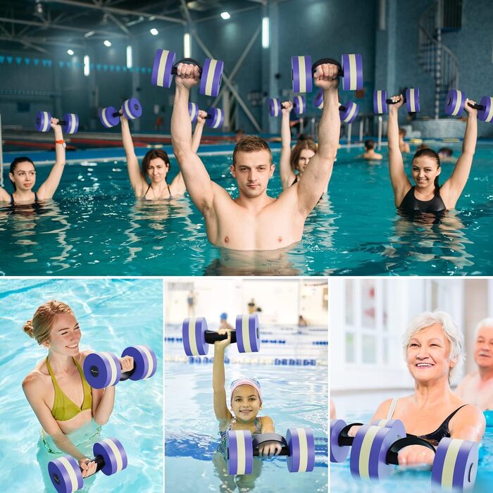 Гантелі для аквафітнесу Sportneer, EVA-піна, для водної гімнастики та акватренувань
