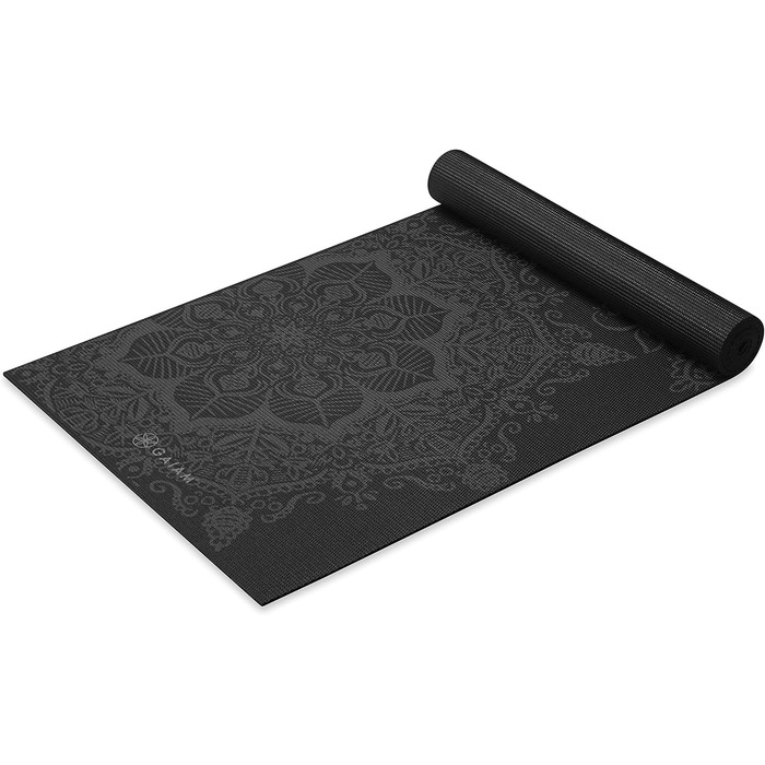 Килимок для йоги Gaiam - Преміум, товстий, 172x61 см, Midnight Mandala