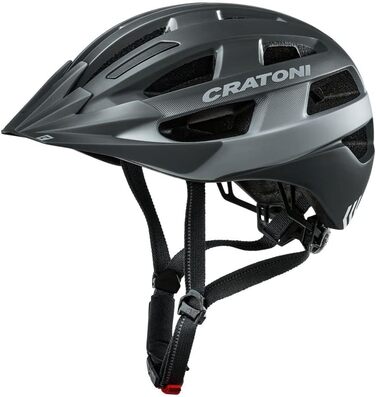 Шолом Winora Unisex Cratoni Velo-X, чорний матовий, м/л