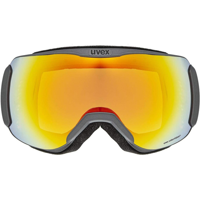 Гірськолижні окуляри Uvex Unisex Downhill 2100 Cv () (один розмір, носоріг/оранжево-помаранчевий)