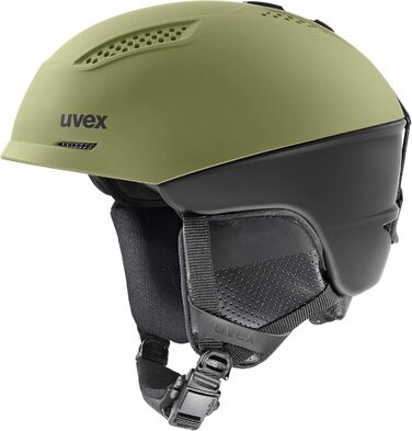 Гірськолижний шолом Uvex Unisex Adult Ultra Pro (лист/чорний, 55-59 см)