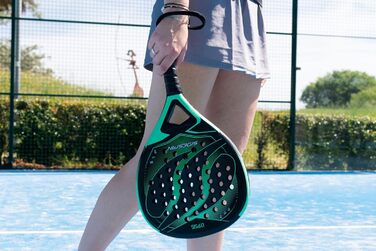 Ракетка SideSpin SS LYPSIS 3K Carbon Padel, унісекс, чорна/зелена