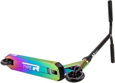 Тип R Трюковий самокат H82,5 см Oilslick Rainbow неохром наклейка Fantic26 Griptape