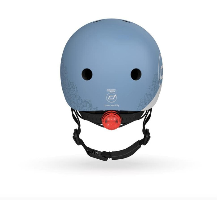 Дитячий унісекс велосипедний шолом Scoot&Ride XXS, відбивний, сталь, розмір S