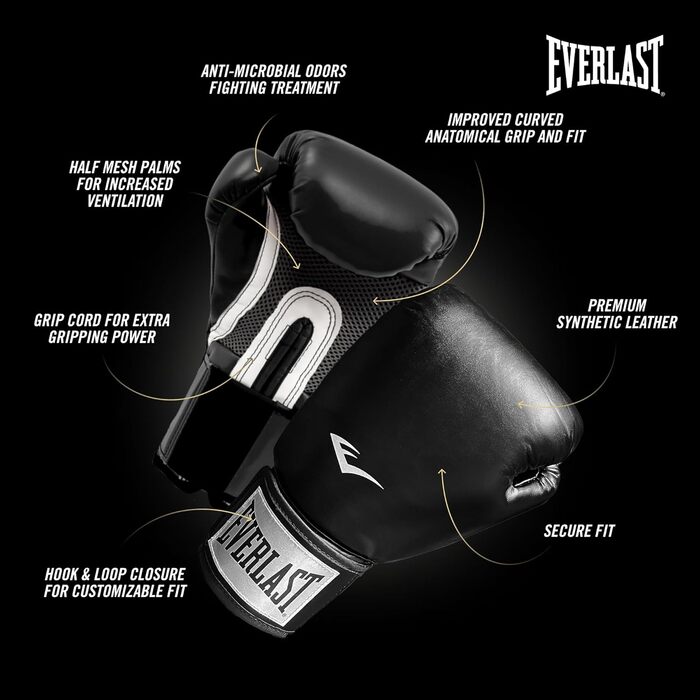 Боксерські рукавички Everlast Pro Style 2 для дорослих, унісекс