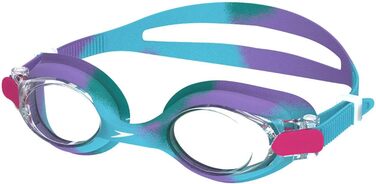 Дитячі плавальні окуляри Speedo, 3 шт., яскраві принти, багатоколірні (синій/фіолетовий, рожевий/чорний)