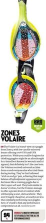 Окуляри для плавання ZONE3 Unisex Volaire ( в упаковці) (один розмір, дзеркальна лінза - білий/зелений лайм)