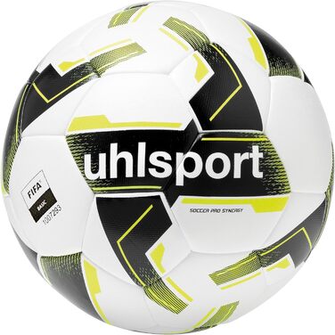 Футбольний м'яч Uhlsport Soccer Pro Synergy G1 розмір 5 біло-жовто-чорний