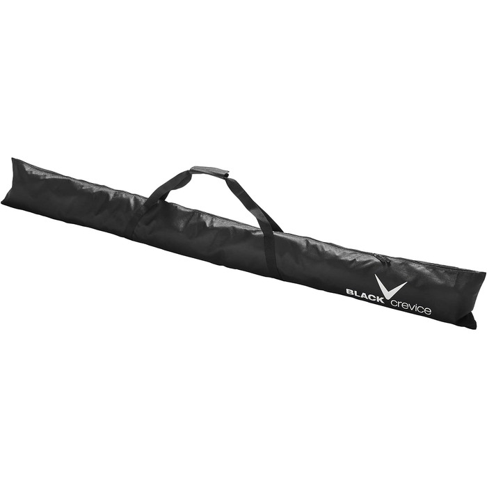 Сумка Crevice Nordic Ski Bag 210 см, міцна, 600D/PVC, чорна/срібляста