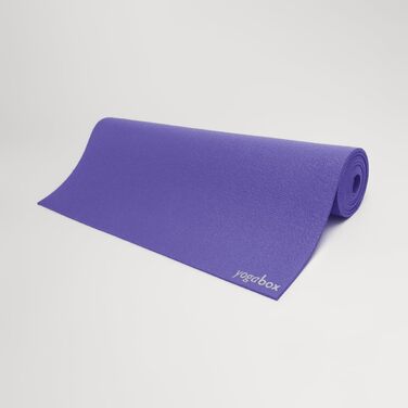 Килимок для йоги Yogabox Studio PREMIUM - 200 см х 80 см х 4,5 мм (ДхШхВ) - Килимок для фітнесу, килимок для пілатесу, гімнастичний килимок - OEKO TEX 100 P1 - Зроблено в Німеччині (світло-блакитний)