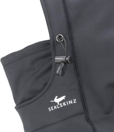 Гетри на голову всепогодні водонепроникні SEALSKINZ Black L-XL