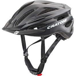 Шолом Cratoni Pacer MTB L/XL 58-62см матовий чорний нашивка