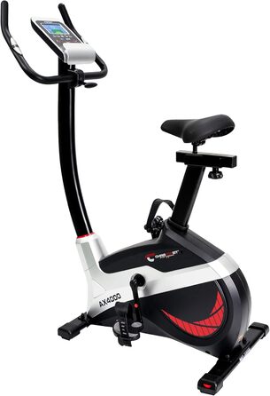 Велотренажер Christopeit Sport Ergometer AX 4000-24-Step, вага до 150 кг і зріст 195 см - магнітна гальмівна система 8 кг